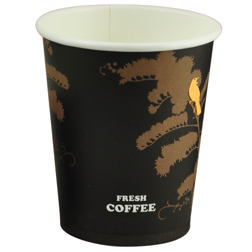 Kaffebæger med Fresh Coffee tryk 8oz 234ml Ø80/56x90mm