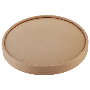 Paplåg 20oz 500-750ml natur brun ubleget Ø150x15 mm PE