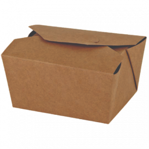 Delibox S brun ubleget 700/850ml 130x107x65mm