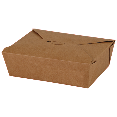 Delibox L, brun, ubleget, 1850/2100ml 216x157x65mm
