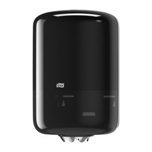Dispenser aftørringsrulle Tork Elevation M2 sort plast