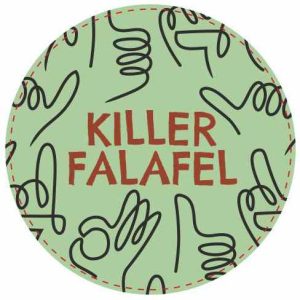 Label, 'Killer Kebab: Falafel', 60 mm