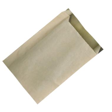 Pommes frites pose, 100/30x120 mm, 40 gr, kraft, m/PE, u/tryk, brun