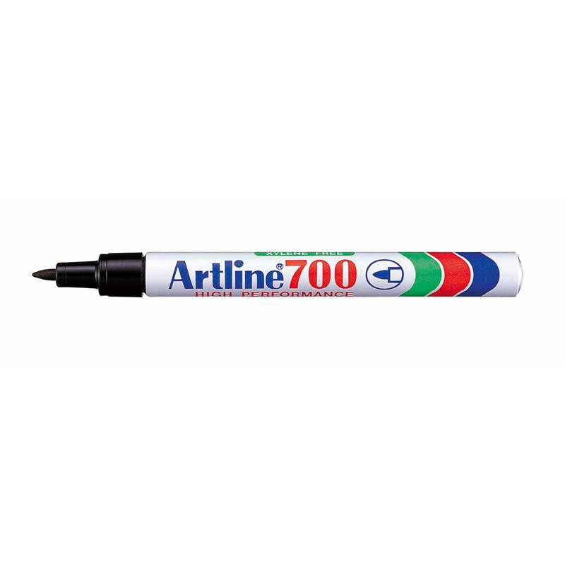 Marker Artline 700 permanent sort 0,7mm 12 Stk/pk