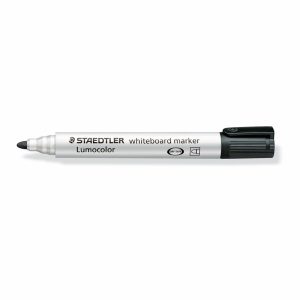 Whiteboardmarker Staedtler 351 sort Lumocolor 2,0mm 10 Stk/pk