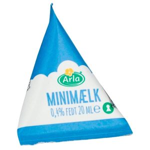 Kaffemælk Mini mælk 20ml i brik 0,4% 100stk/kar