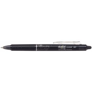 Kuglepen Pilot FriXion Clicker sort medium 0,7mm 12 Stk/pk