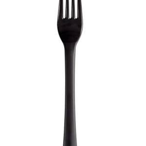 Flergangsgaffel, 18 cm, sort