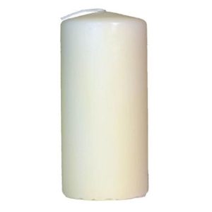 Bloklys 7x15cm elfenben 66 timer 12stk/krt