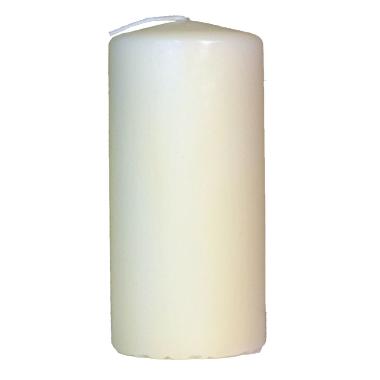 Bloklys 7x15cm elfenben 66 timer 12stk/krt