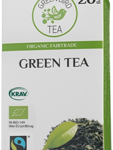 Green Bird Grøn Te Økologisk Fairtrade Krav 8x20 breve
