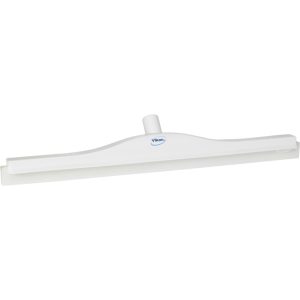 Gulvskraber, Vikan, hvid, TPE gummi/PP, 40 cm, med drejeled og udskiftningskassette