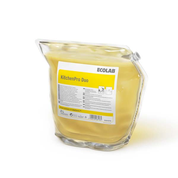 Universalrengøring KitchenPro gul Duo Højkoncentrat 2L x 2 stk/Krt