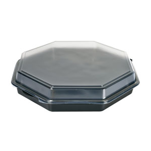 Octaview® 305 x 305 x 60 mm Sort 1-Rum - 75 stk/krt