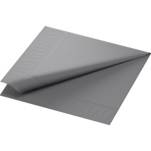 Napkins, 3-ply, 40x40 cm, granitgrey
