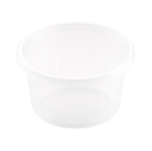 Fixpack rund 300 ml Transparent 1-Rum 700 stk/krt