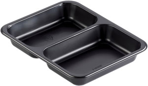 Caterline-forme 227 x 178 x 32 mm Sort 2-Rum