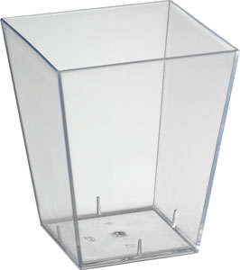 Square stor 20 cl Transparent 1-Rum