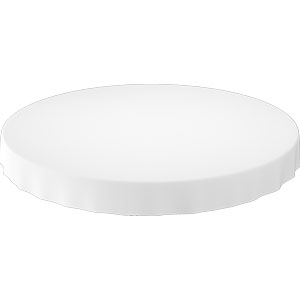Evolin® borddug, rund Ø 180 cm Hvid