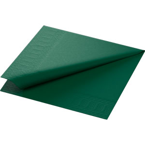 Tissue serviet 33 x 33 cm Mørkegrøn 2-lags