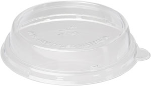 LID BOWL SALAD RPET TRANSPARENT 600 ML 40x9/krt