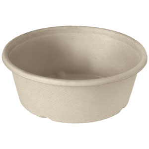 BOWL BAGASSE* BROWN 1200 ML 40x4/krt