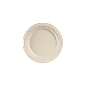 PLATES FIBRE* 18CM BROWN 50x8 stk/krt