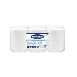 Handduksrullar Midi vit 1-lagers 280m Bulkysoft