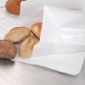 Brødpose 3kg, hvid, 300x360mm, 40g, 500 stk/pk