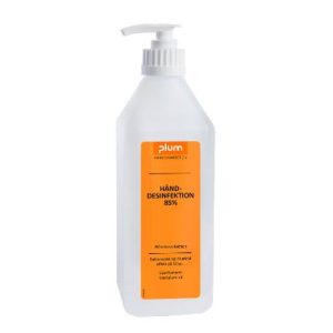 Desinfektion Plum 85% flydende 600ml m/pumpe 15x600 ml/krt