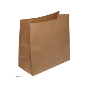 Klodsbundspose brun FSC mærket 350x170x350mm 200stk/krt