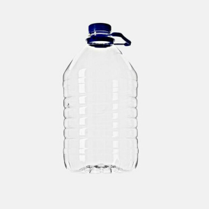 Dunk m/håndtag, 5000 ml inkl. blåt låg, PET