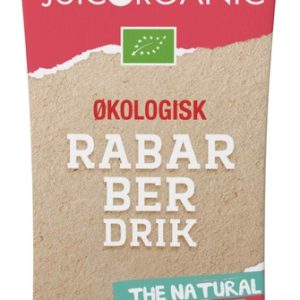 JuicOrganic Øko Rabarberdrik, pap, 0.2 LO. x 24 stk.