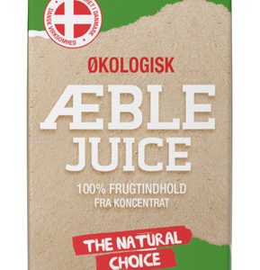 JuicOrganic Økologisk Æblejuice, RTD, pap, 1L.x 12 stk.