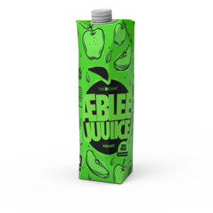 By JuicOrganic Æble Juice, pap, 1 L. x12 stk.