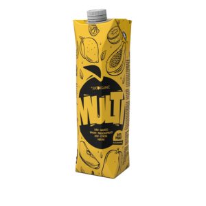 By JuicOrganic Multi Juice pap, 1 l X12 stk.