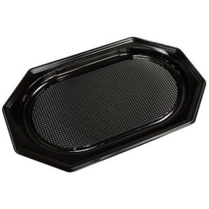 Fad 30x45 cm Mellem Plast PET Sort 50 stk/krt