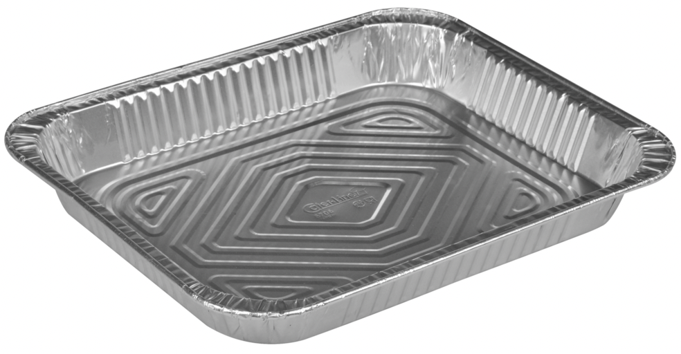 Gastronorm bakke, 32,2x26,2x4,1cm, 2500 ml, 2640 ml, aluminium, rektangulær, 1/2 GN