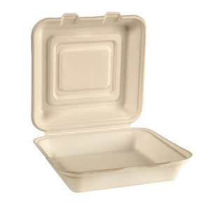 Fiber, meal box, 1 rum, rektangulær