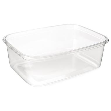 Plastbæger Catersource 350 ml 105x140x35 mm Firkantet RPET Klar 10 ps x 60 STK/krt