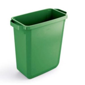 Beholder 60l L59xB28.2xH60cm fødevaregodkendt plast grøn 1stk