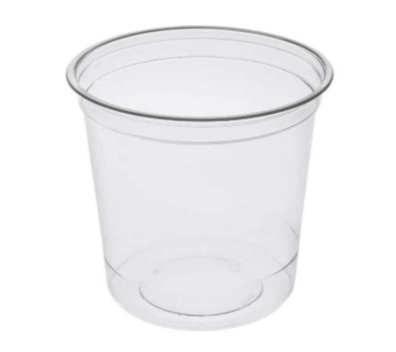 Bæger, Deli Pot, 470 ml Ø101x95 mm, RPET, klar - 396 stk/krt