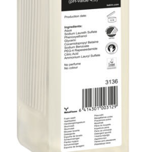 Sæbe skum Katrin Refill til Dispenser uden Farve/Parfume 1 ltr 6 fl x 1 ltr/krt