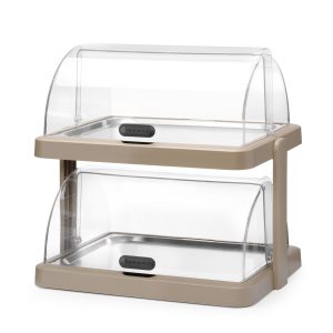 UNIQ Kyldisplay med rulltak Duo Beige 4 kylelement