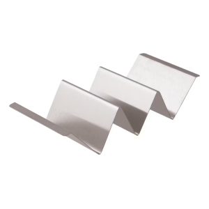 Tacoställ rostfri 2-3 fack 230mm x 100mm, h 50mm