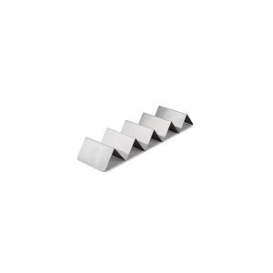 Tacoställ rostfri 4-5 fack 360mm x 100mm, h 50mm