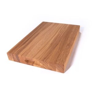Skärbräda med handtag, oljad – 450x300x40mm