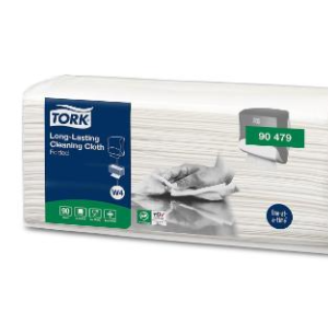 Aftørringsklud Tork W4 Alt-i-En 428x355 mm Hvid 360 stk/krt
