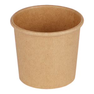 Delibæger 1oz 30ml natur Ø44/34x40mm ubleget brun 4000stk/krt