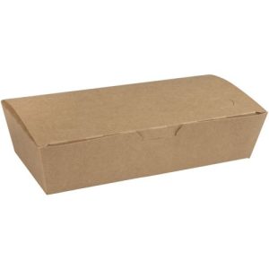 Takeaway, bakke, 20x10x5 cm, brun, m/låg